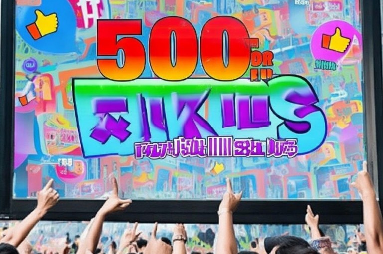 一元买500个赞，轻松提升人气。