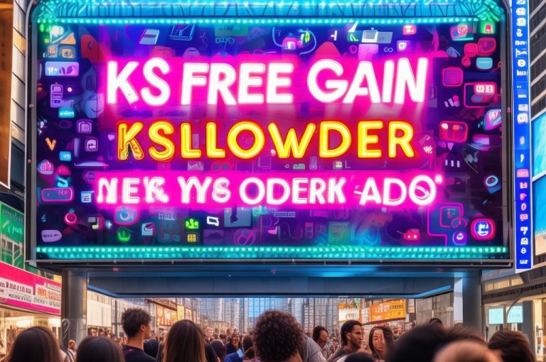 ks免费涨8000粉丝，自助下单平台广告引关注。